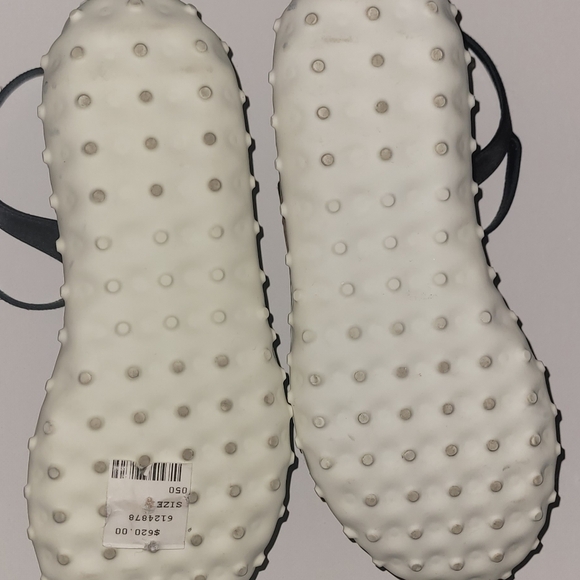 Miu Miu Black Satin Ankle Strap Platform Sandals - Size 5 - Picture 7 of 8